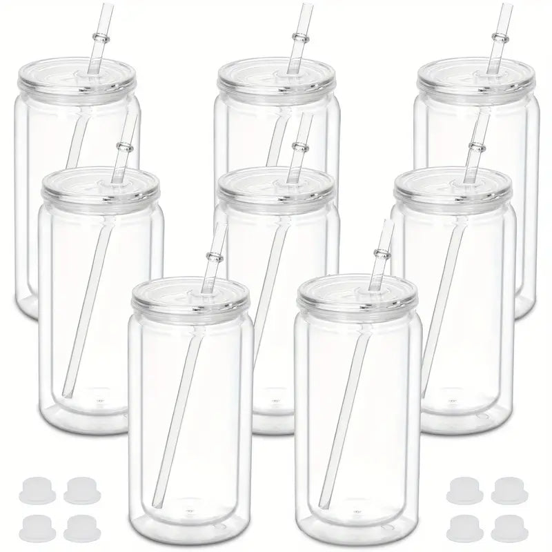 Custom 16 Oz Acrylic SnowGlobe Tumbler