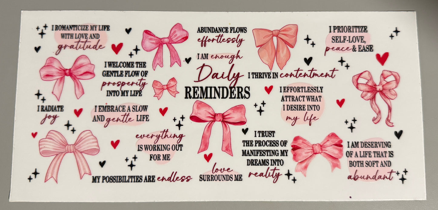 Daily Reminders Wrap
