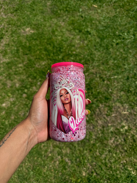 Nicki Minaj 16oz Acrylic Snowglobe Tumbler