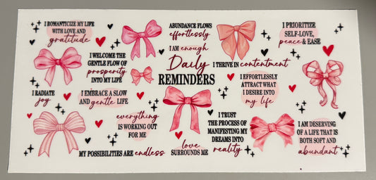 Daily Reminders Wrap